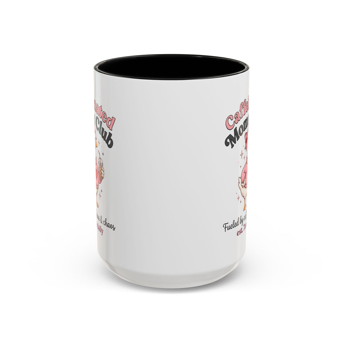 Caffeinated Moms Club Mug | Accent Coffee Mug 11oz 15oz