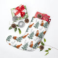 Christmas Stockings, Winter Forest, Red Fox and White Rabbit, Christmas Trees, Holiday Decor, Home Decor, Festive Stocking, Christmas Gift