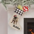 Bullmastiff Stocking, Dog Lover Gift, Pet Christmas Decor, Holiday Stocking, Personalized Stocking