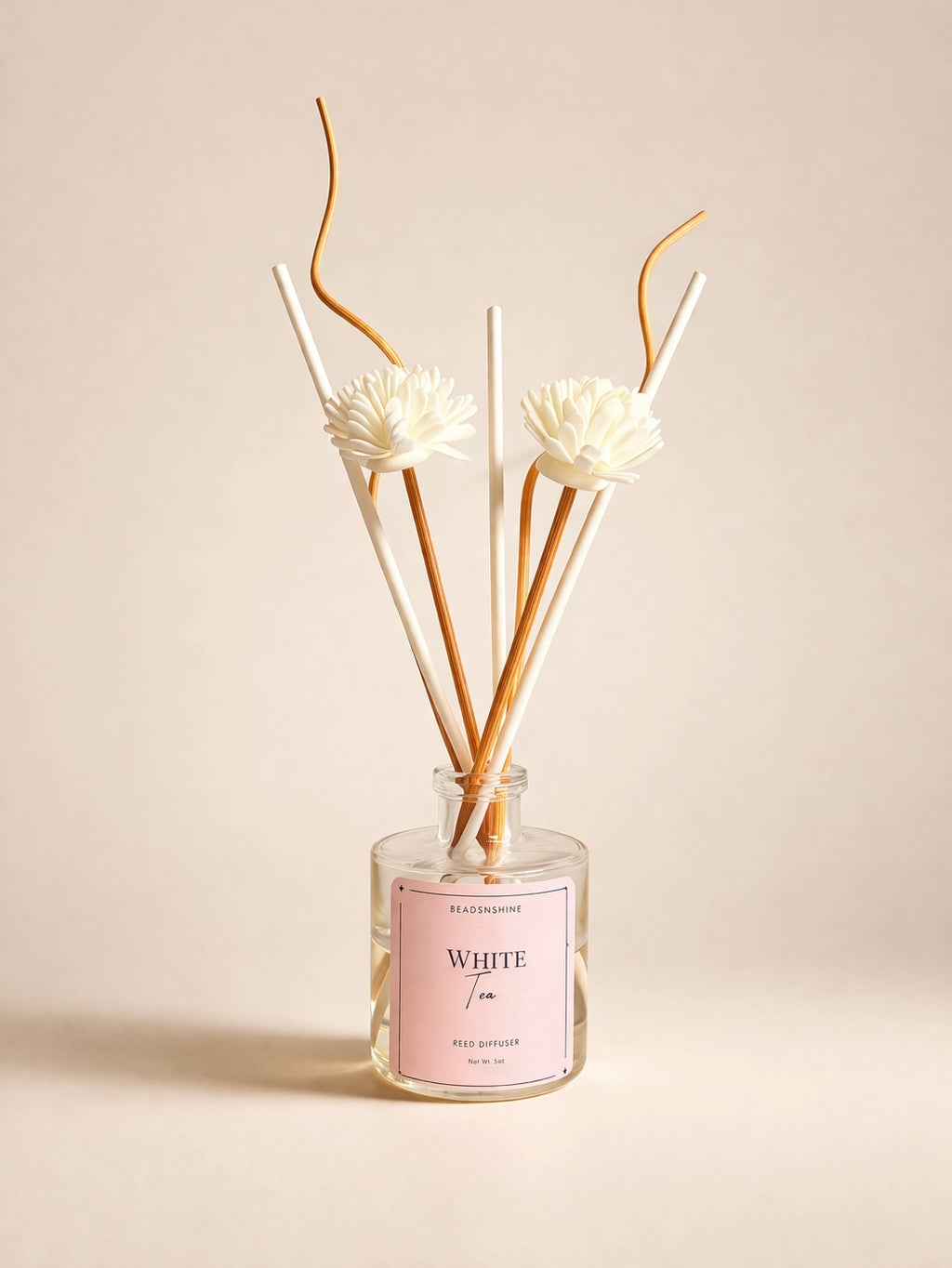 Luxury Reed diffuser, includes 8 reeds