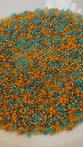 Sunrise splash mix, seed beads mix, size 11/0, 30 grams