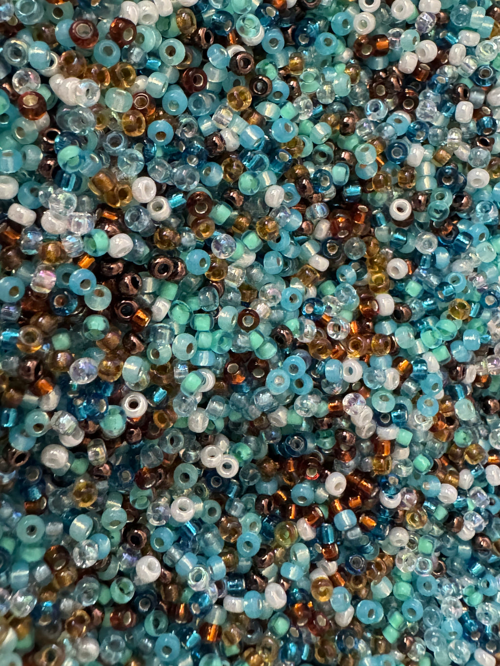 Mix Czech seed beads, size 11/0, size 2mm, 30 grams, C03