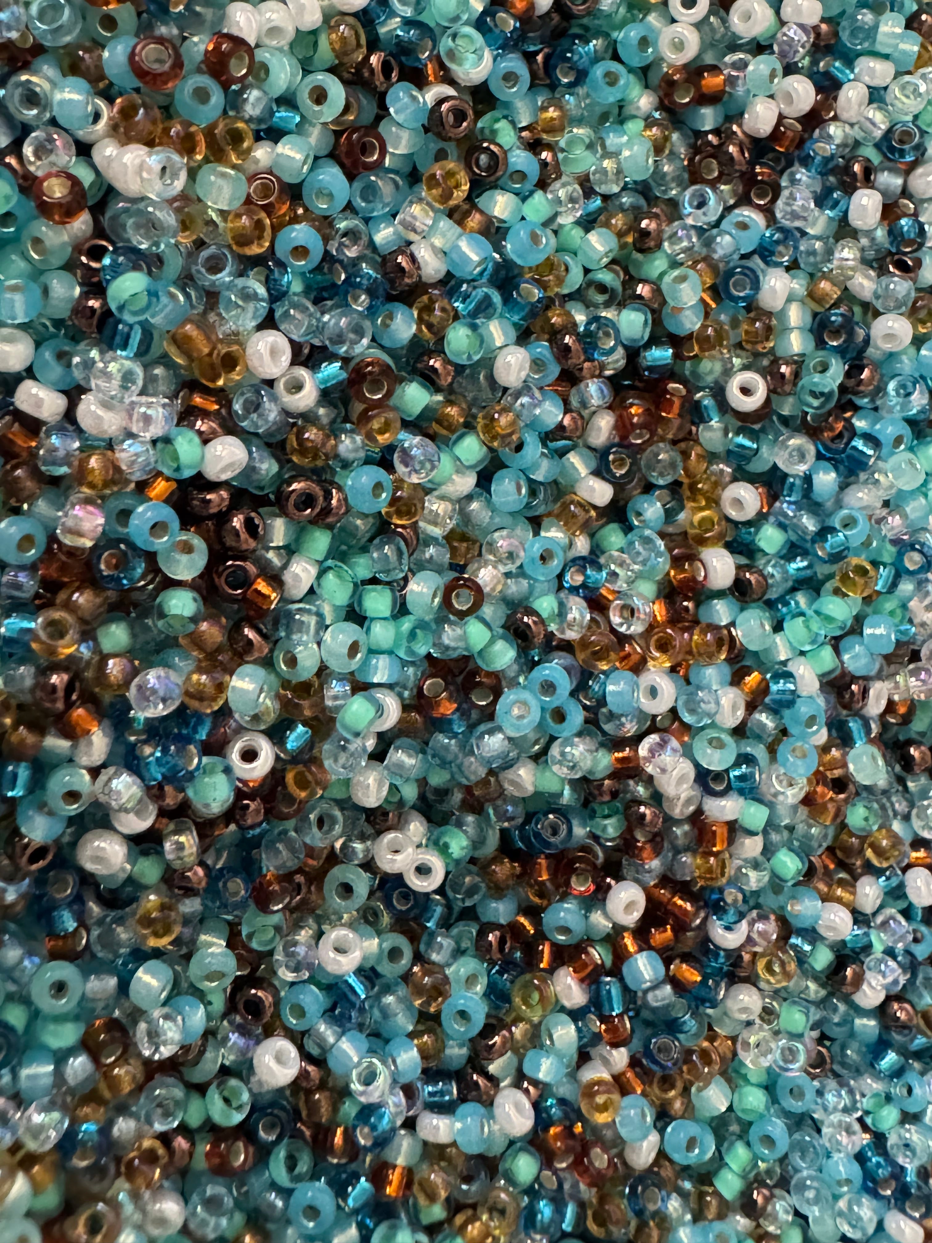 Mix Czech seed beads, size 11/0, size 2mm, 30 grams, C03