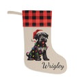 Christmas Stocking, Holiday Stocking, Dog Lover Christmas Decor, Border Collie Gift, Pet Owner Stocking Stuffer