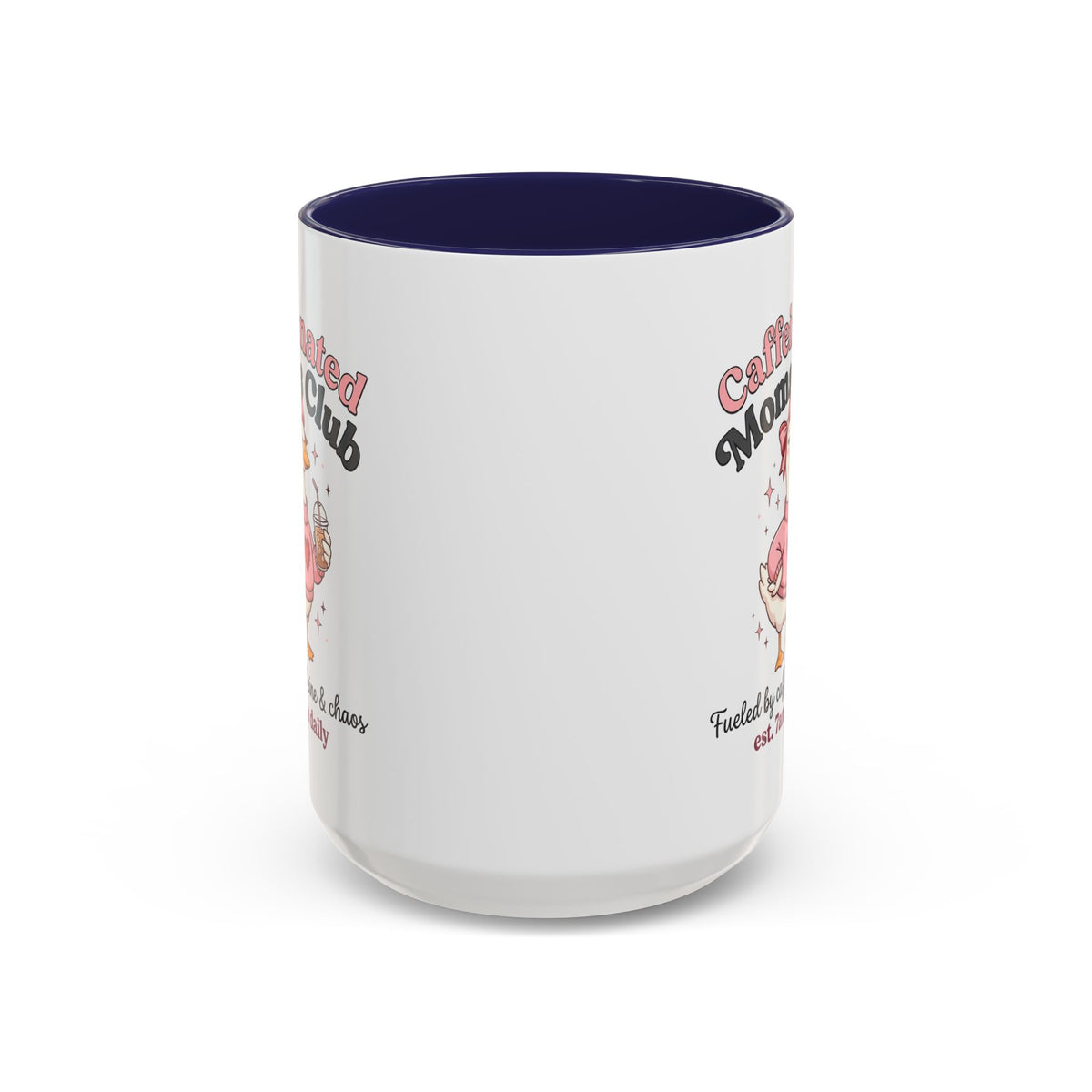 Caffeinated Moms Club Mug | Accent Coffee Mug 11oz 15oz