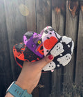 Halloween Statement headband, Handmade Knot Headband, Wide Knot Headband, Embellished Knot Headband, Seed Bead Headband