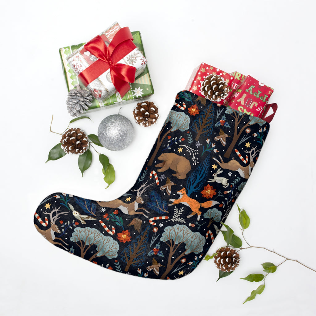Christmas Stockings, Tree and Animal Design for Christmas Decor, Festive Home Decoration, Christmas Gifts, Christmas