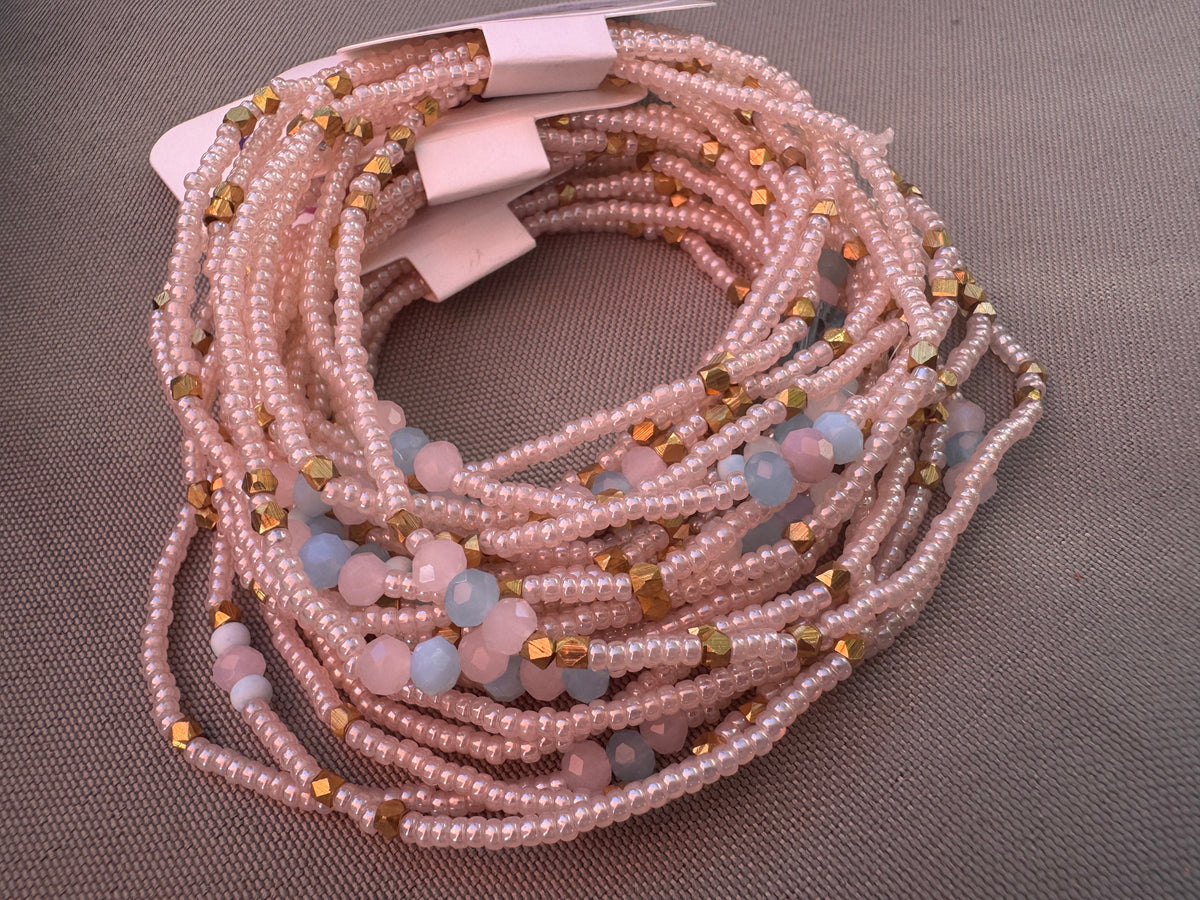 Beaded bracelet/ Wrap bracelet / seed beads bracelet / bohemian bracelet /gift for her / approx 55 inches