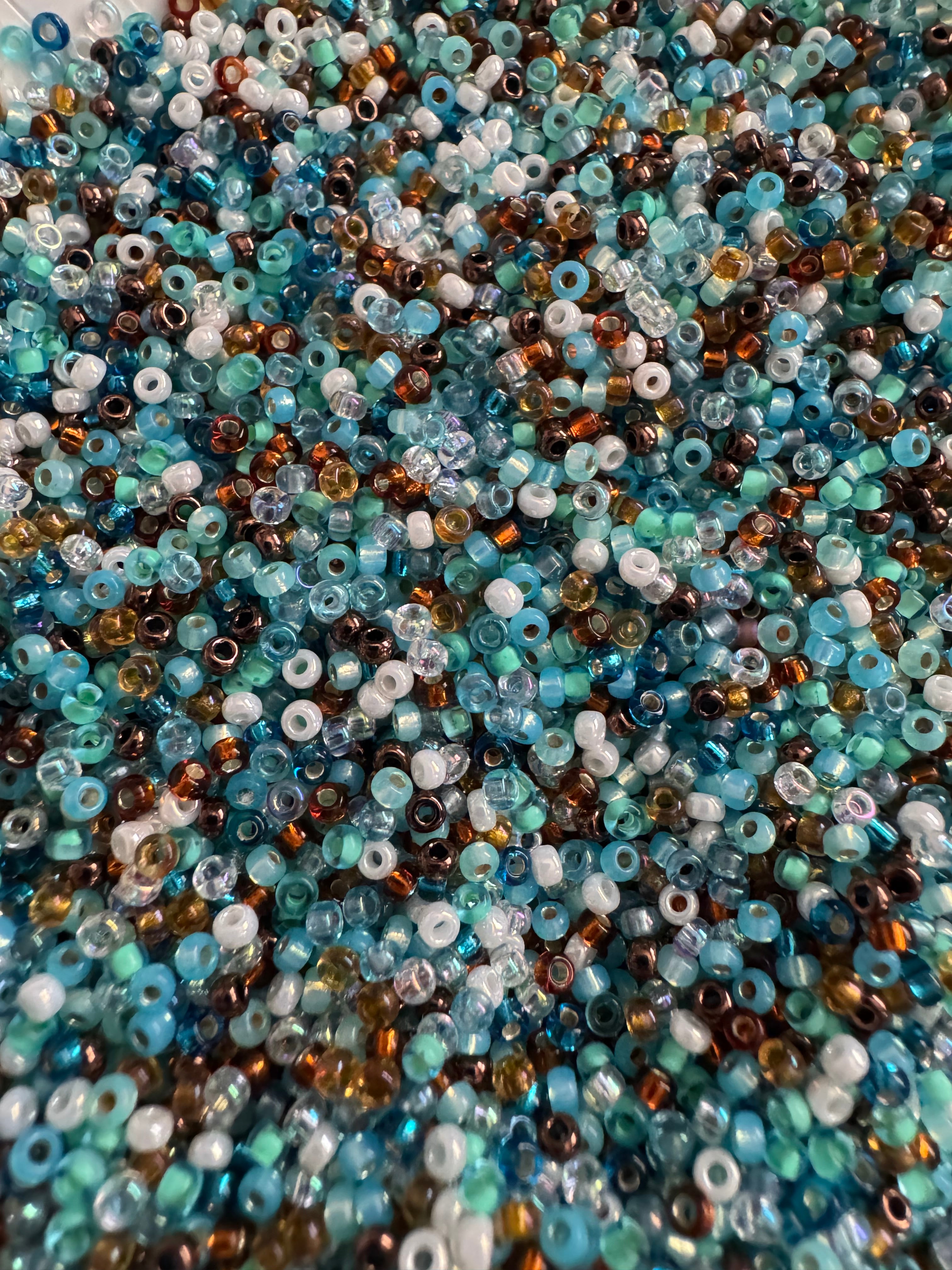Mix Czech seed beads, size 11/0, size 2mm, 30 grams, C03