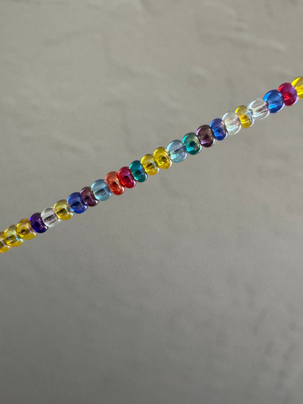 Rainbow mix Czech seed beads, size 11/0, 2mm,30 grams, C01
