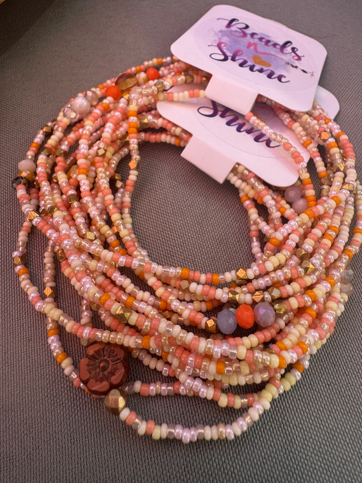 Beaded bracelet/ Wrap bracelet / seed beads bracelet / bohemian bracelet /gift for her / approx 55 inches