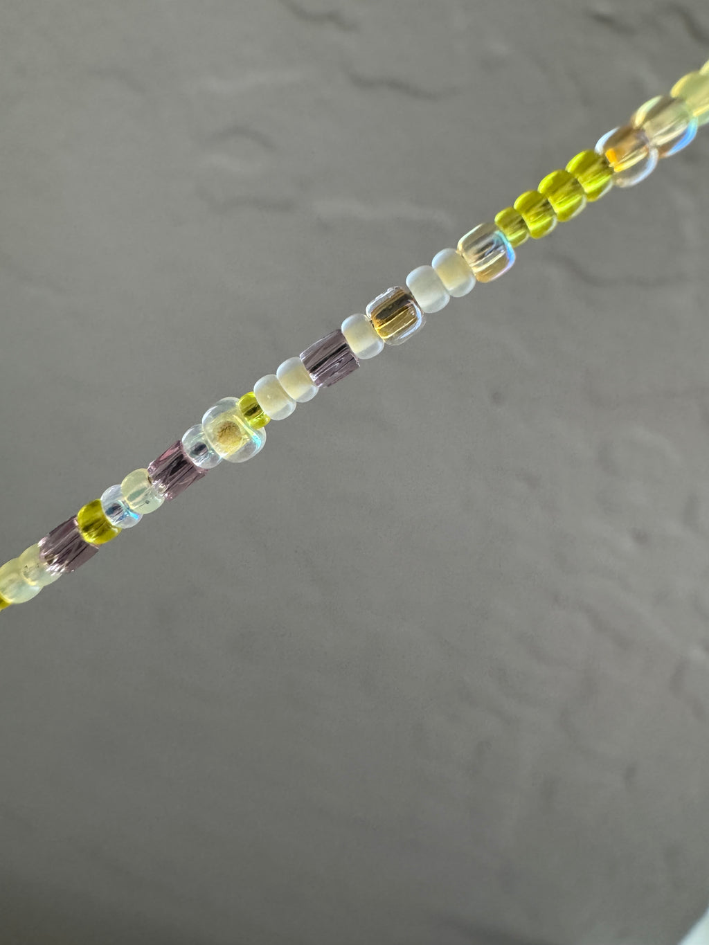 Lemon twist Mix Czech seed beads, size 11/0 and 12/0 2mm,3mm cubic beads 30 grams, C02