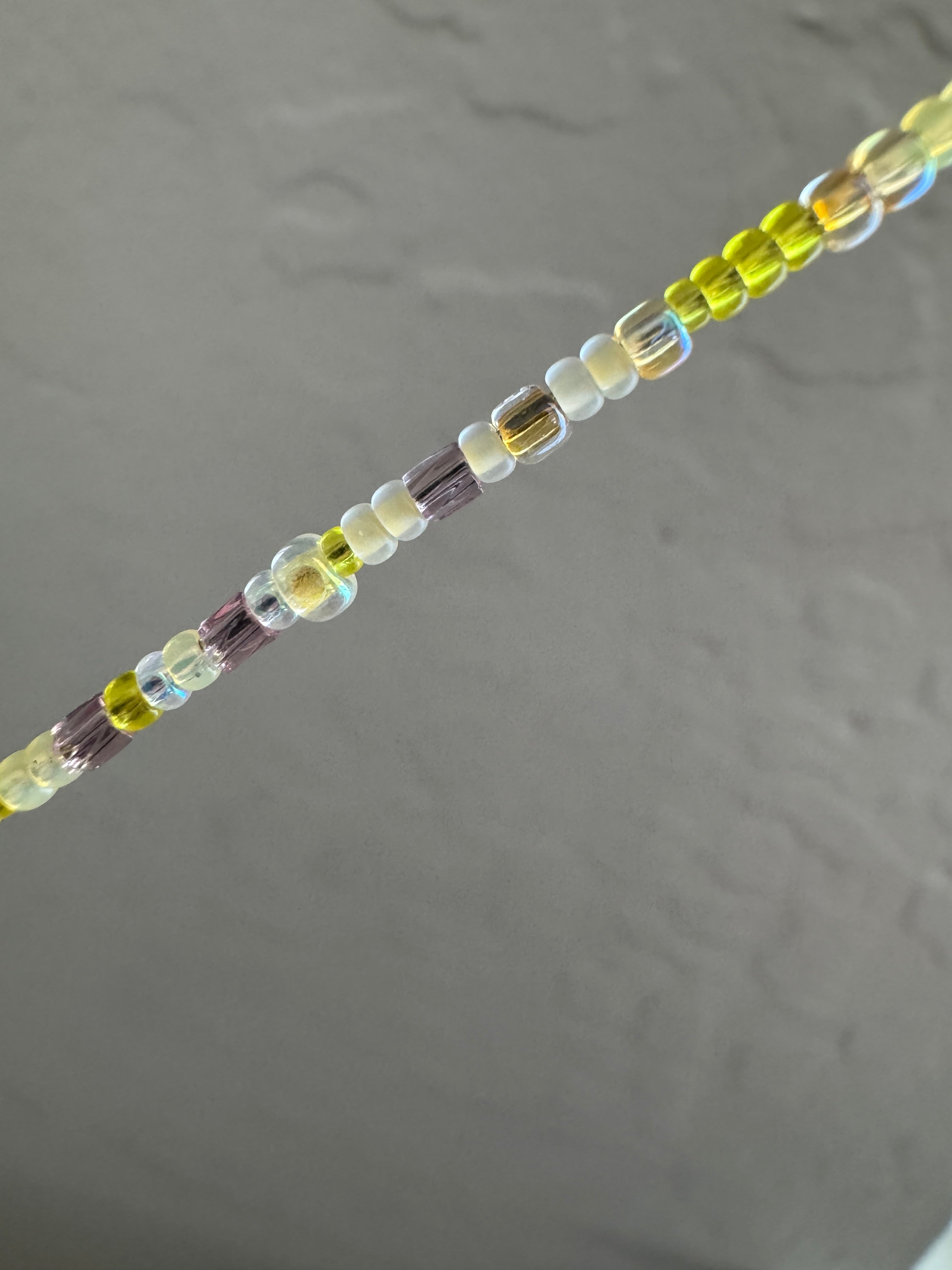 Lemon twist Mix Czech seed beads, size 11/0 and 12/0 2mm,3mm cubic beads 30 grams, C02