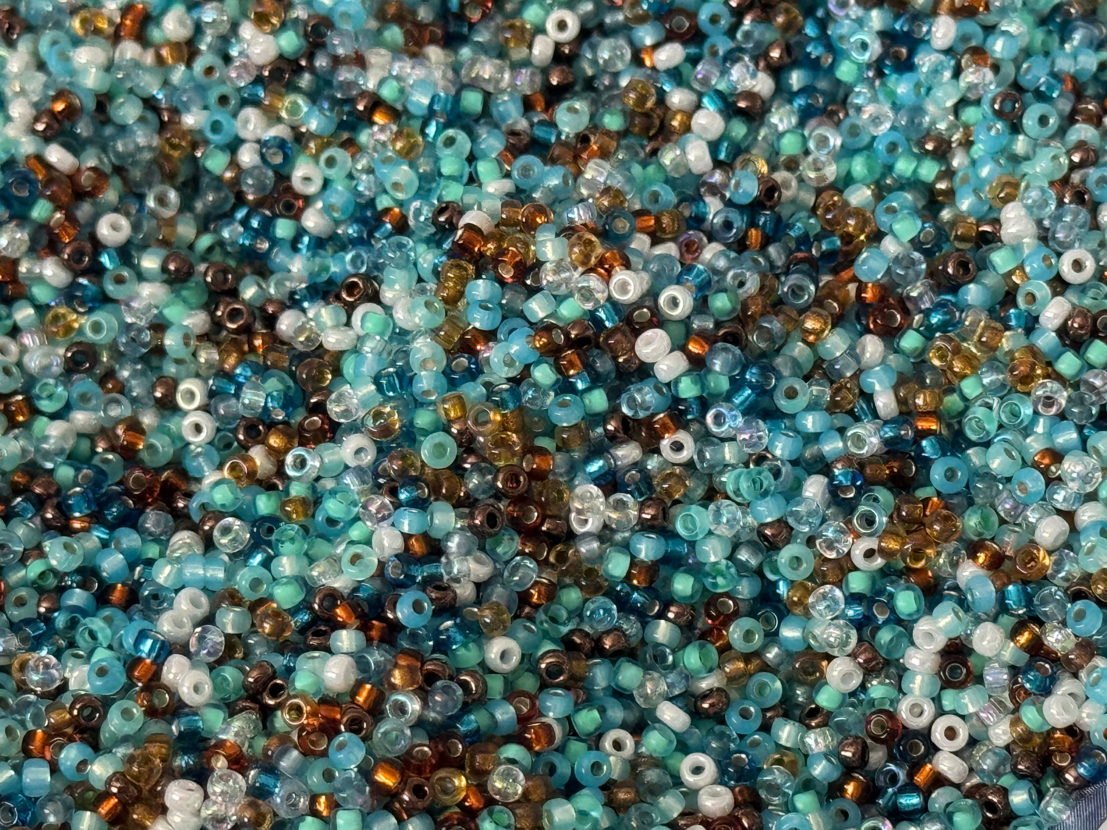 Mix Czech seed beads, size 11/0, size 2mm, 30 grams, C03