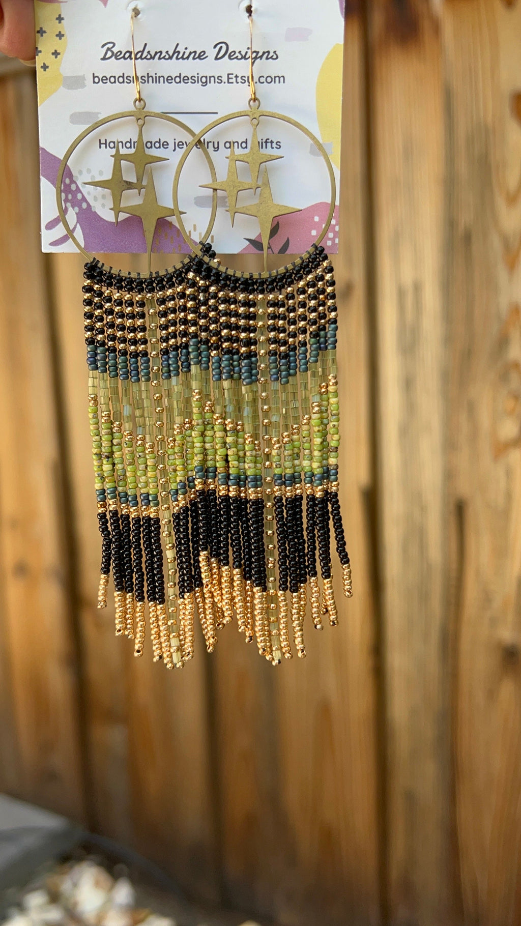 Beaded earrings, fringe earrings, long earrings, seed bead earrings, statement earrings
