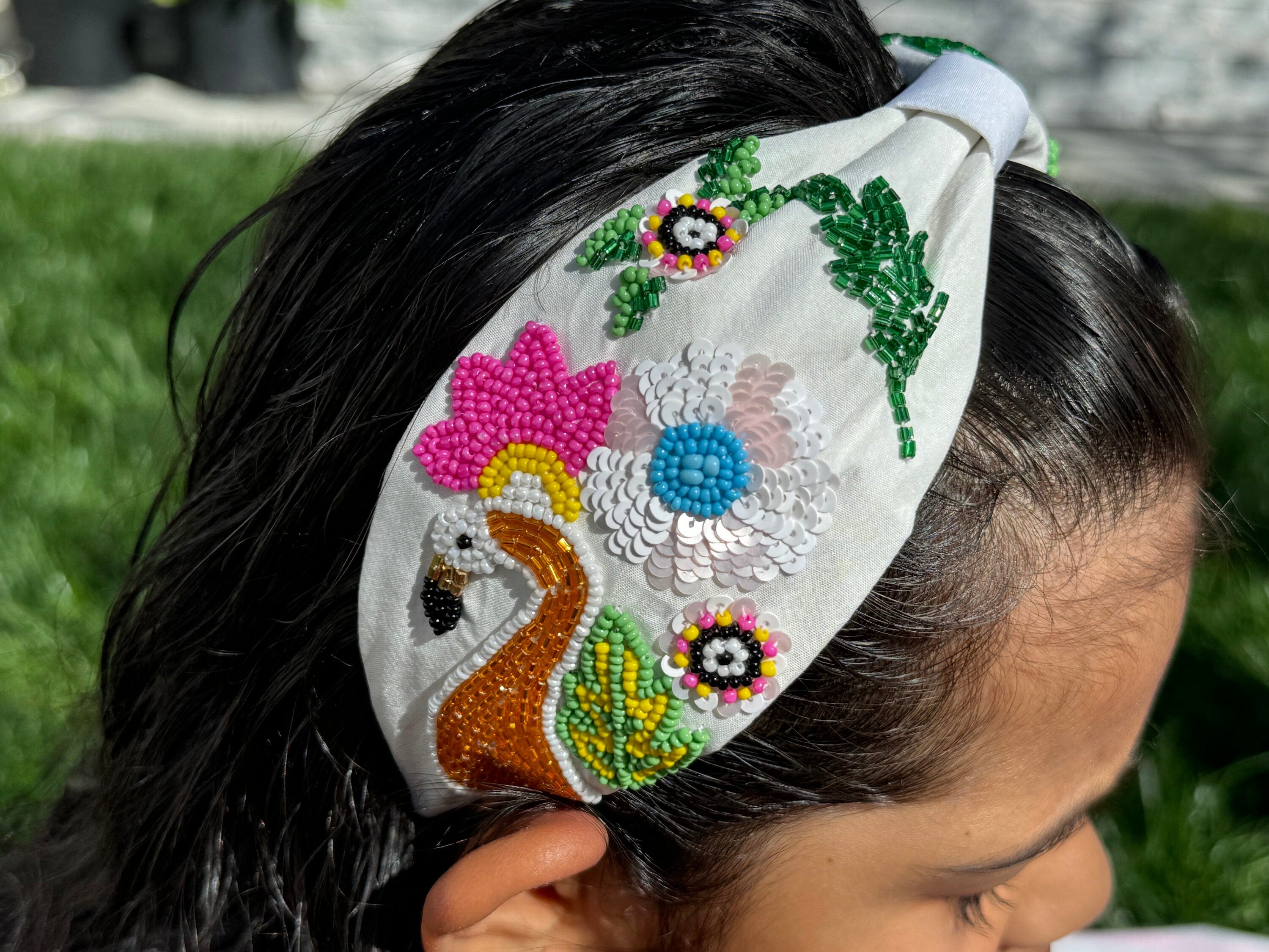 Statement headband, Handmade Knot Headband, Wide Knot Headband, Embellished Knot Headband, luxury designer headbands,gifts for kids