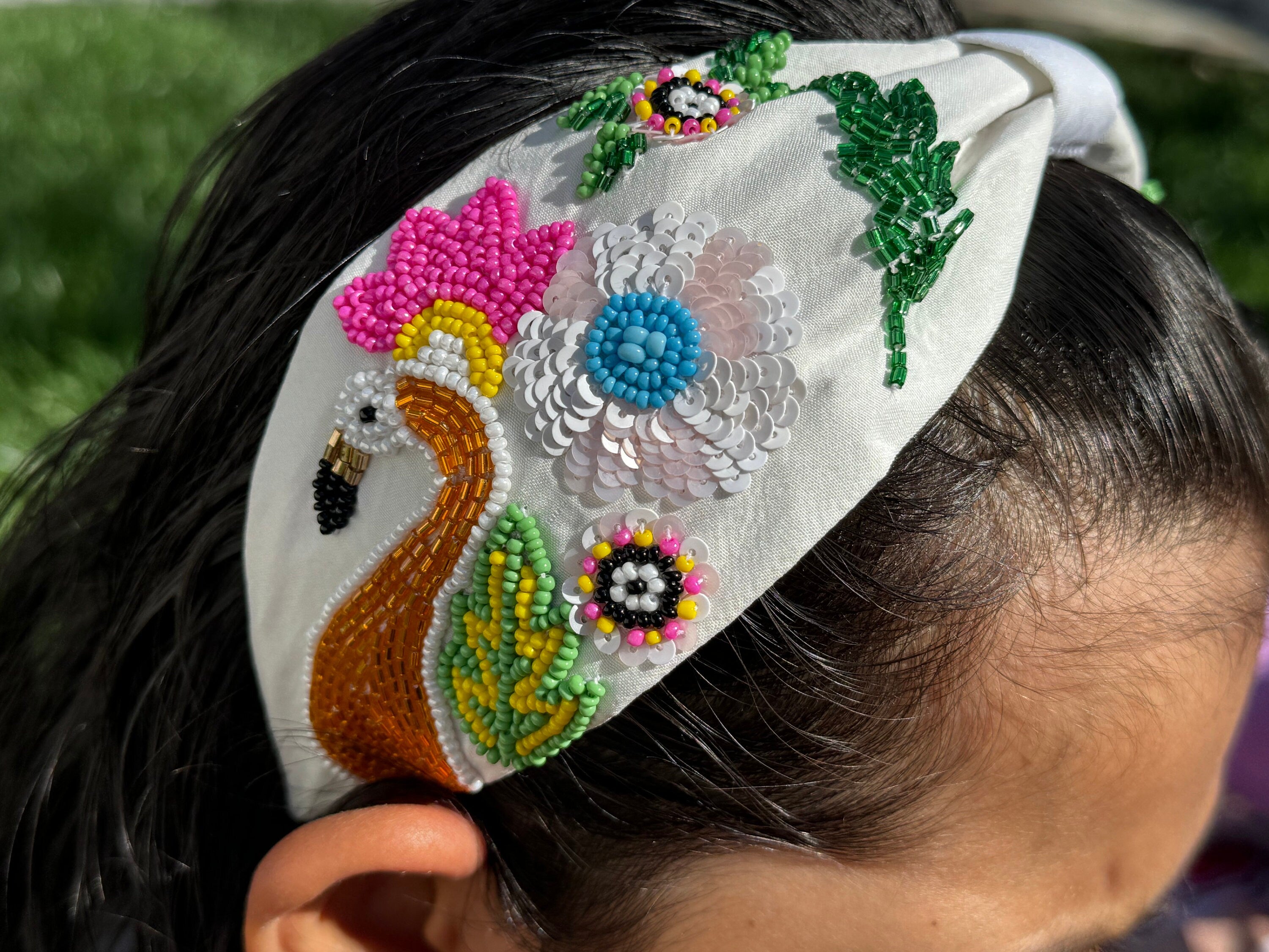 Statement headband, Handmade Knot Headband, Wide Knot Headband, Embellished Knot Headband, luxury designer headbands,gifts for kids
