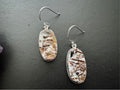 Astrophyllite earrings / 925 sterling silver / natural stone jewelry/ gifts for women