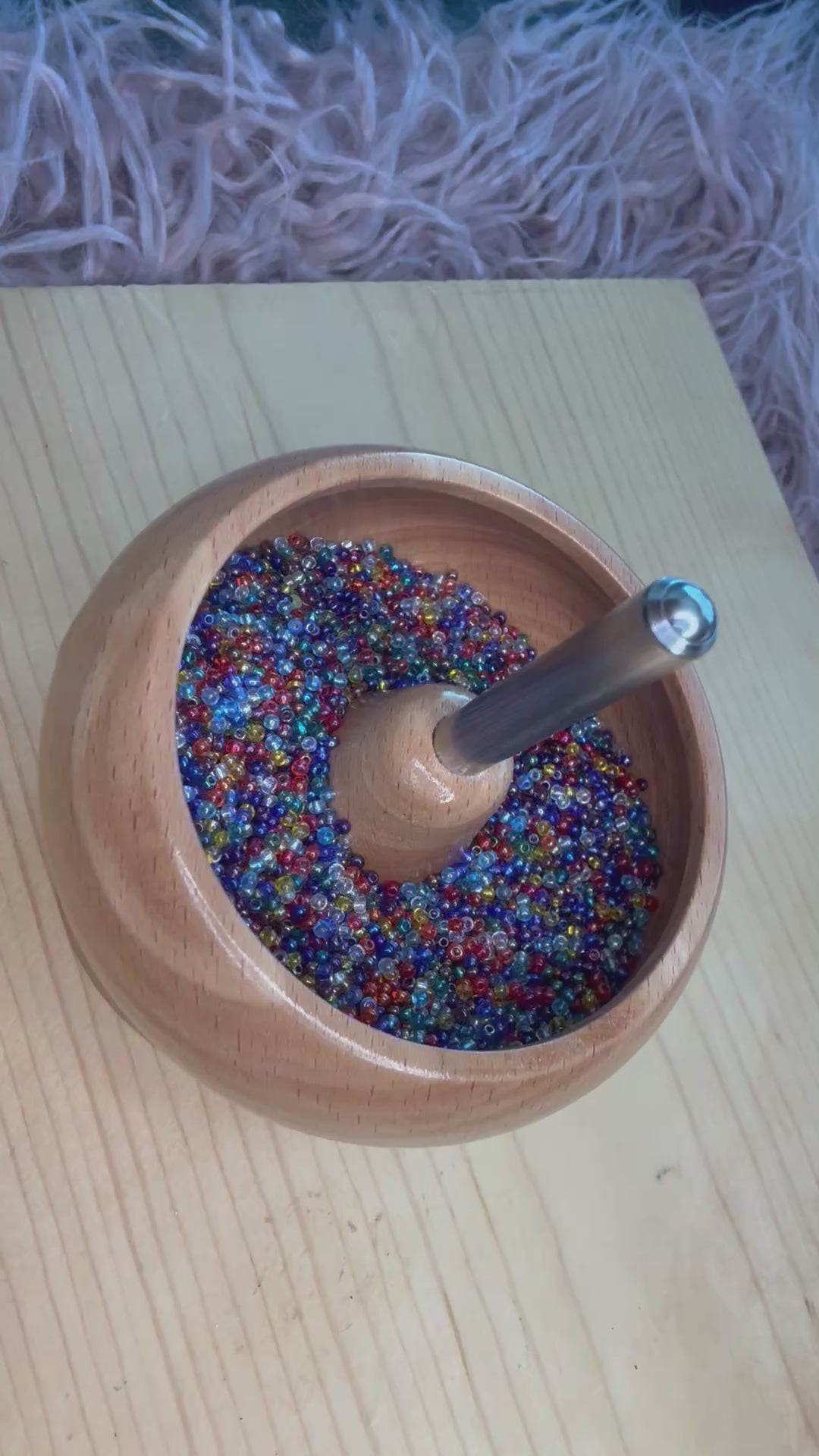 Rainbow mix Czech seed beads, size 11/0, 2mm,30 grams, C01